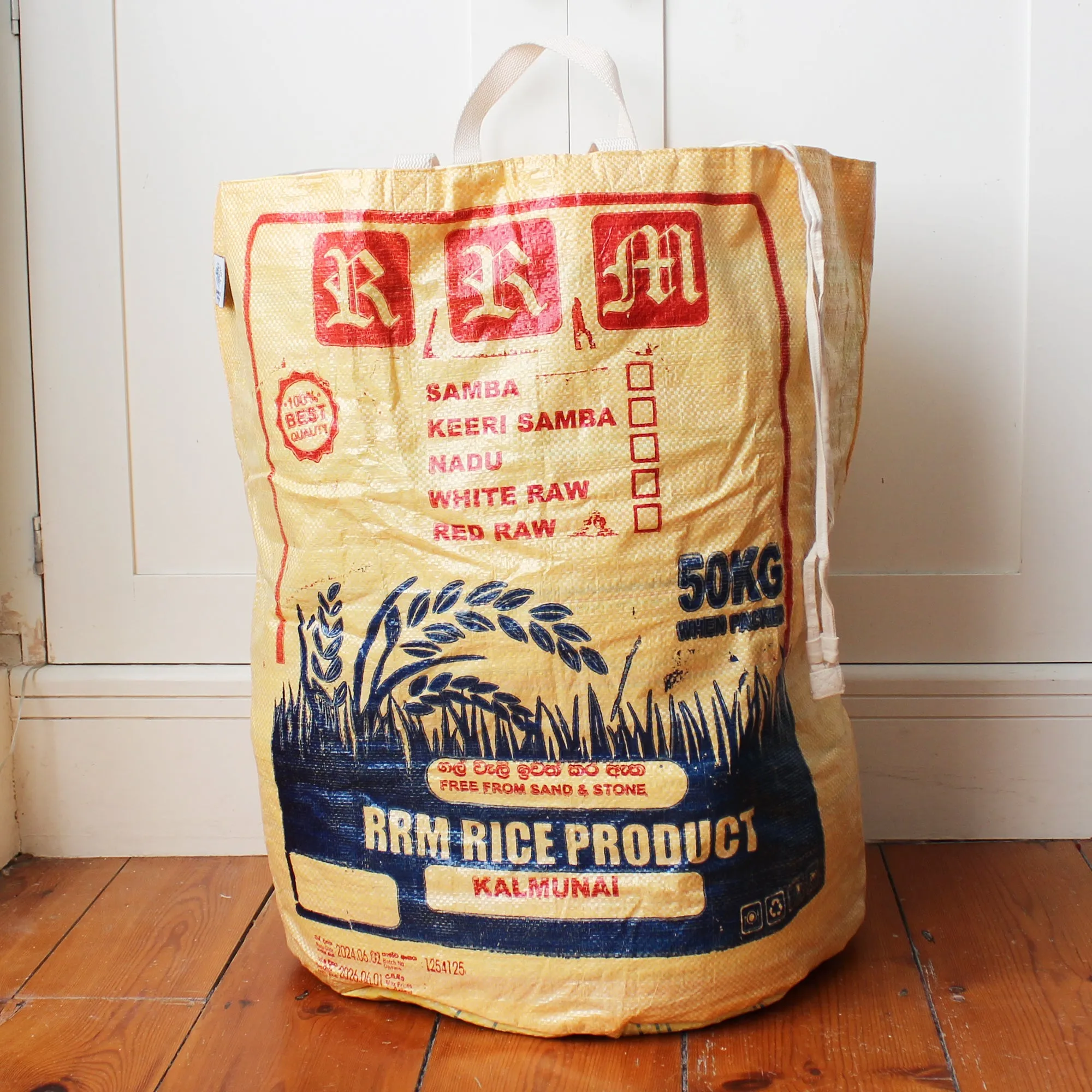 Rice sack laundry bag - 8 variations