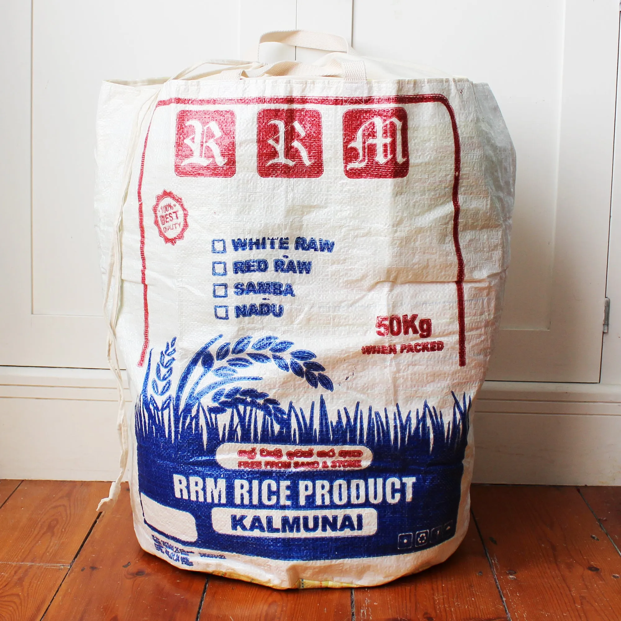 Rice sack laundry bag - 8 variations
