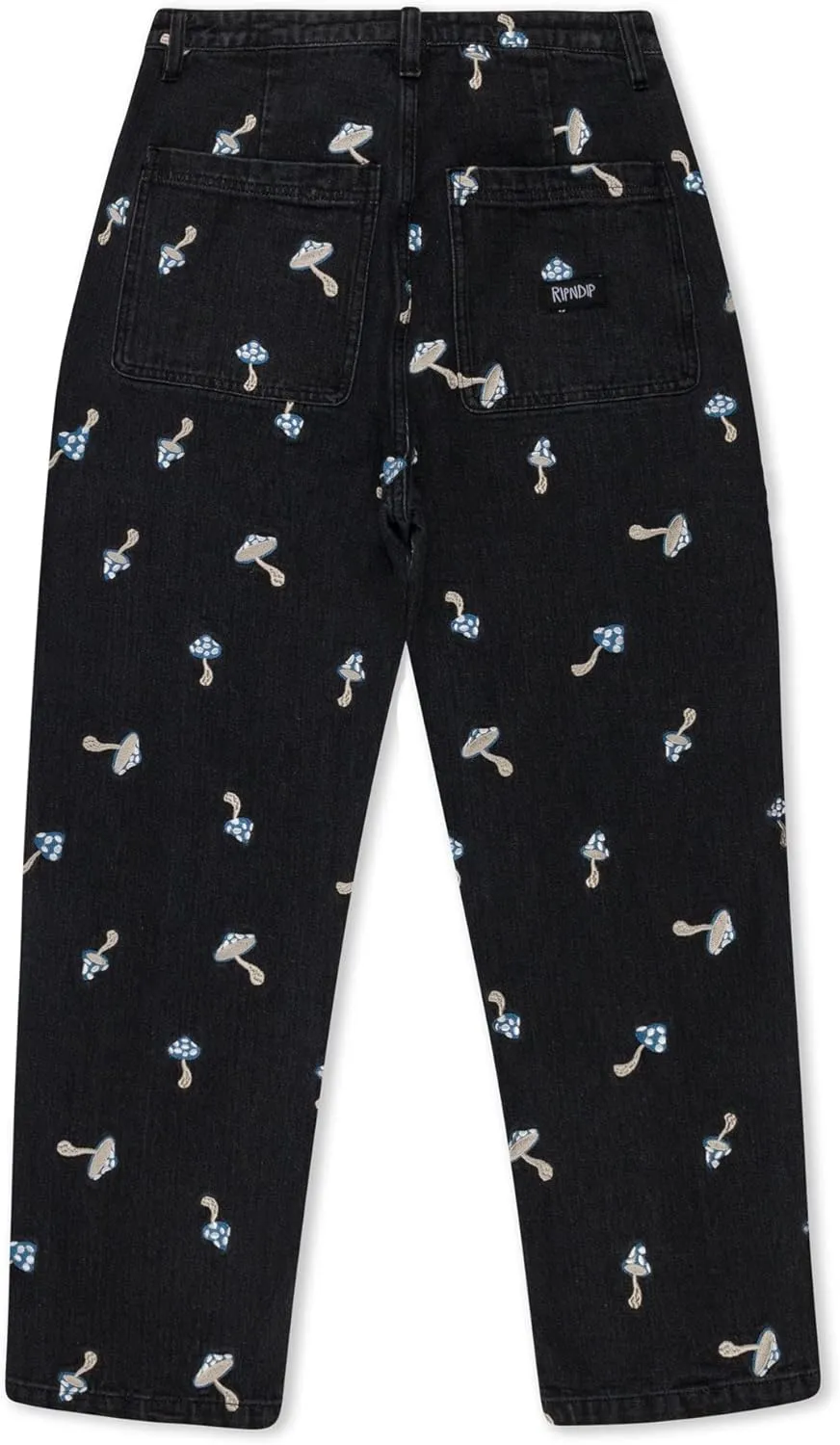 RIPNDIP Euphoria Wide Leg Denim Pants (Black Wash)