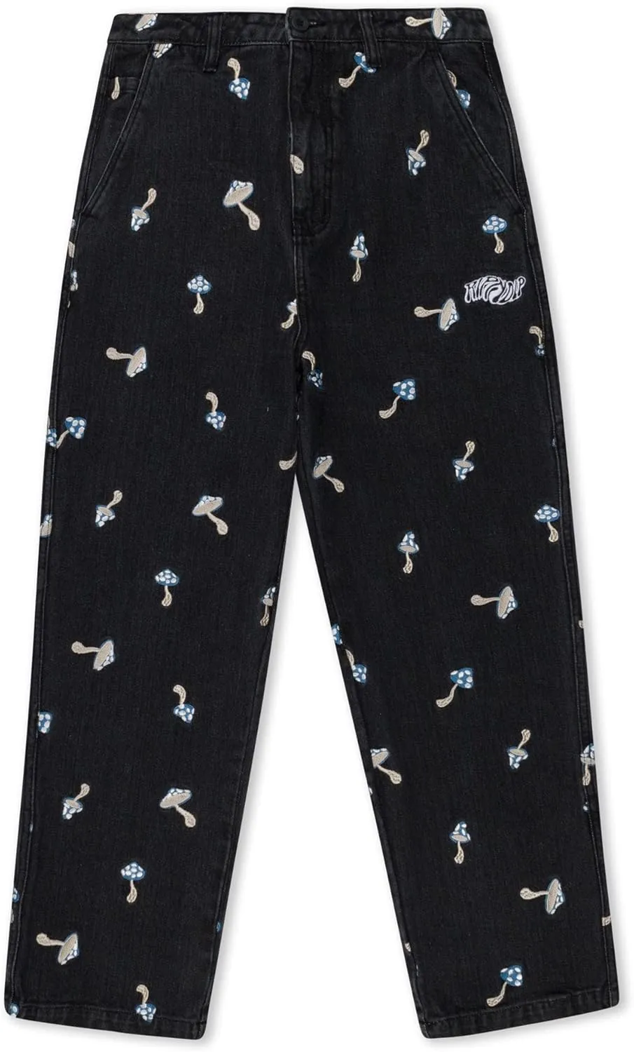 RIPNDIP Euphoria Wide Leg Denim Pants (Black Wash)