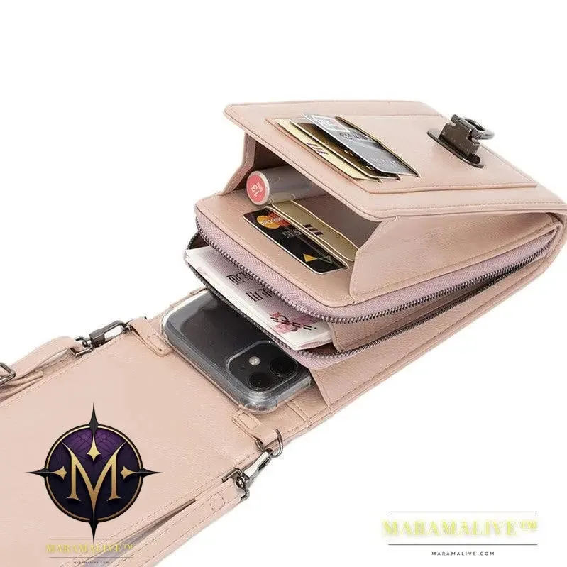 Rivet Design Shoulder Bags Mobile Phone Handbag Solid Color Crossbody Bags Women