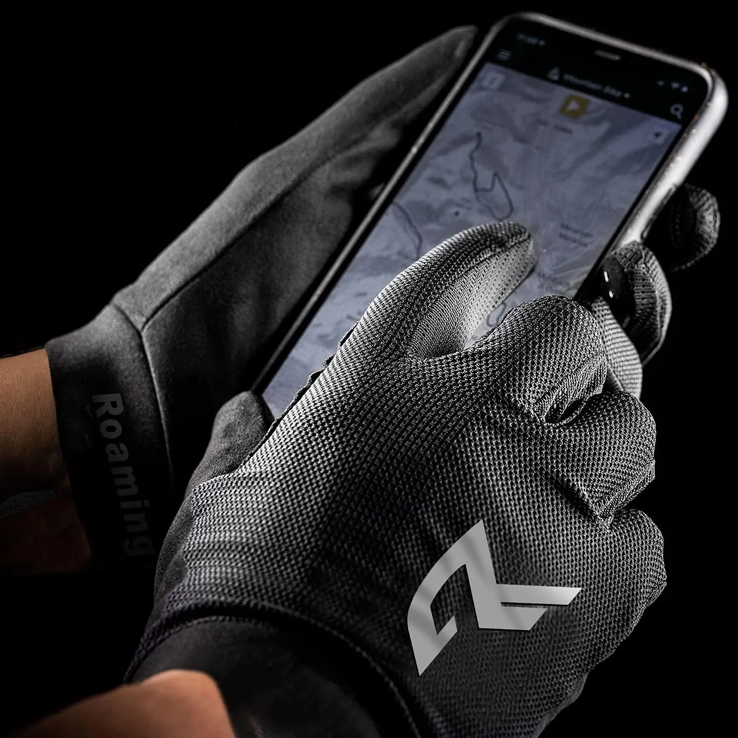 Roaming Mountain Bike Gloves for Dirty Bike BMX Trail Cross Racing Improve Control and Bar Feel