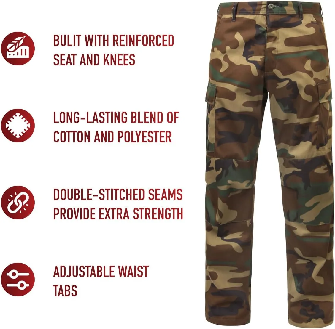 Rothco Relaxed Fit Zipper Fly BDU Pant