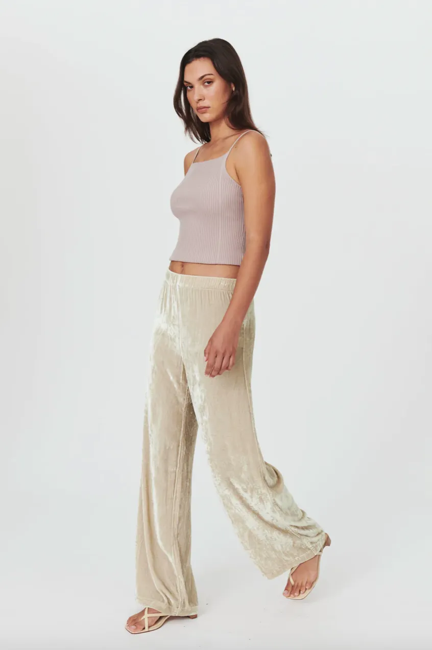 Rowie Vera Silk Velvet Pants