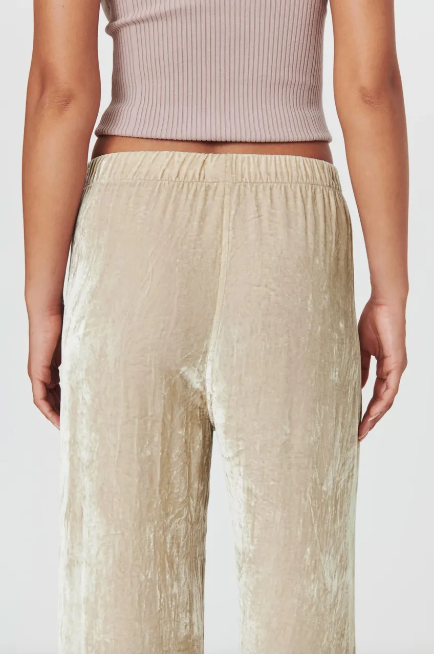 Rowie Vera Silk Velvet Pants