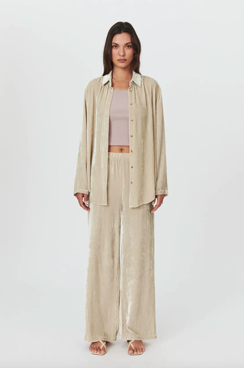 Rowie Vera Silk Velvet Pants