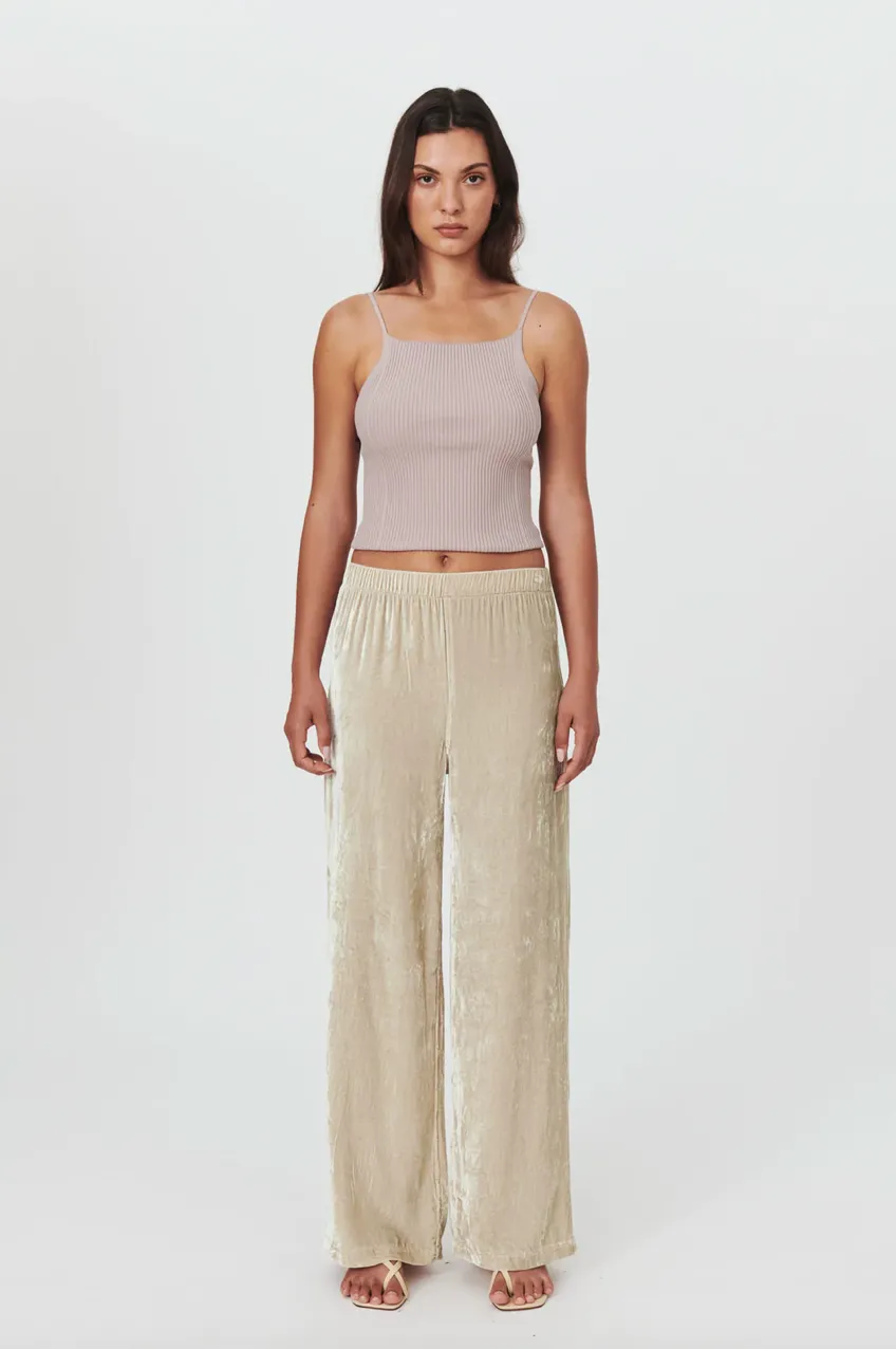 Rowie Vera Silk Velvet Pants