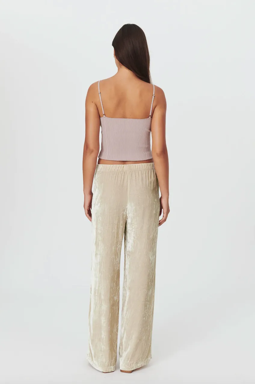 Rowie Vera Silk Velvet Pants