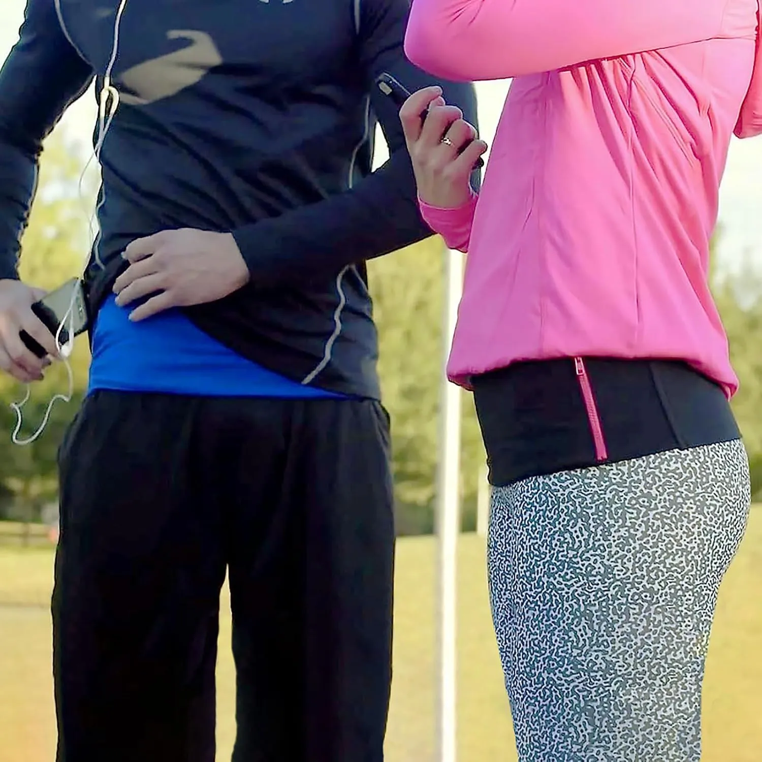 Running Belt/Fanny Pack for Fitness & Travel, Money Storage & More! Fits most current & older smartphones - Unisex Waist Band with Zippers (Men, Women & Youth). The TUBE® Waistband Official Product