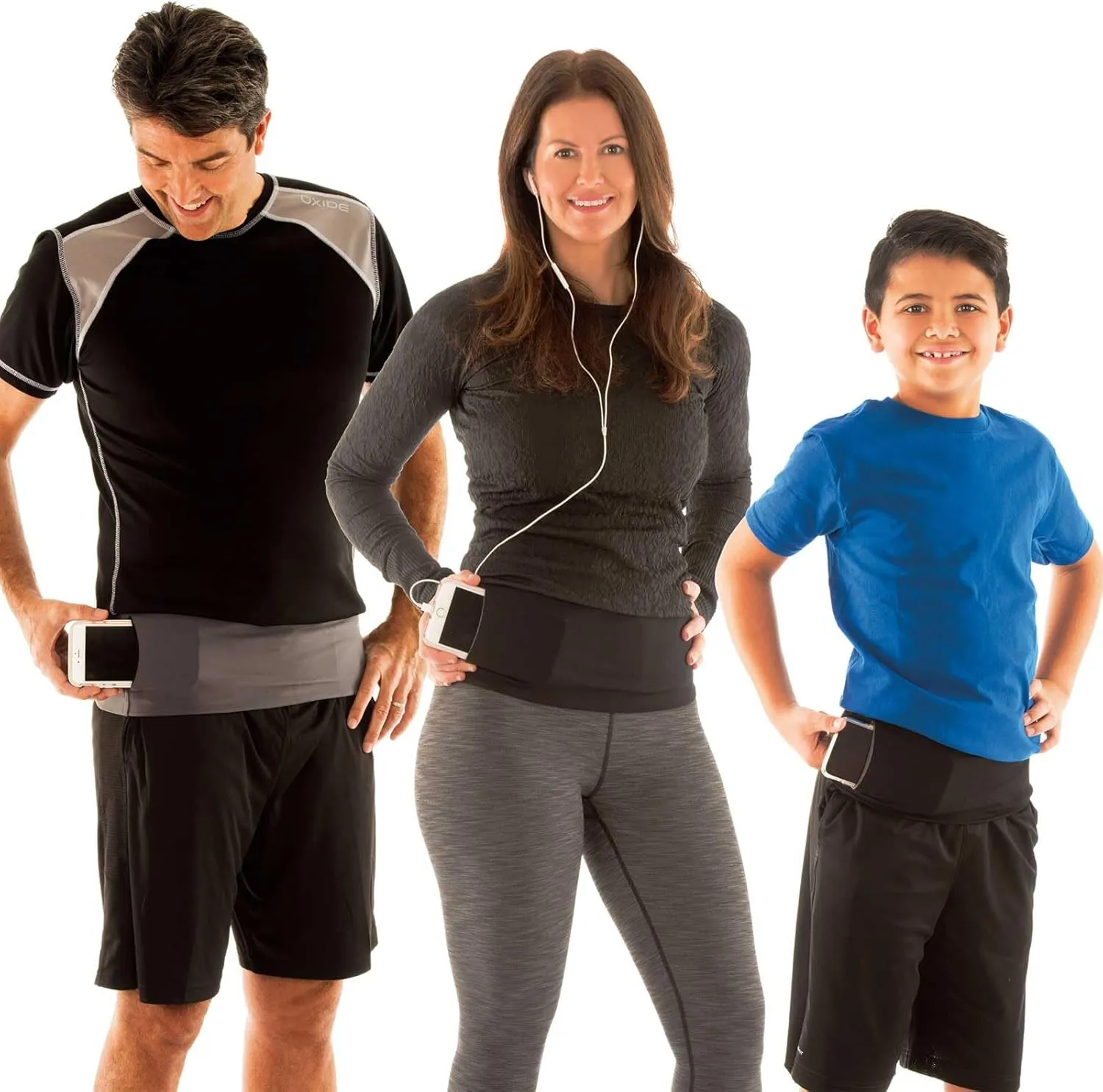 Running Belt/Fanny Pack for Fitness & Travel, Money Storage & More! Fits most current & older smartphones - Unisex Waist Band with Zippers (Men, Women & Youth). The TUBE® Waistband Official Product