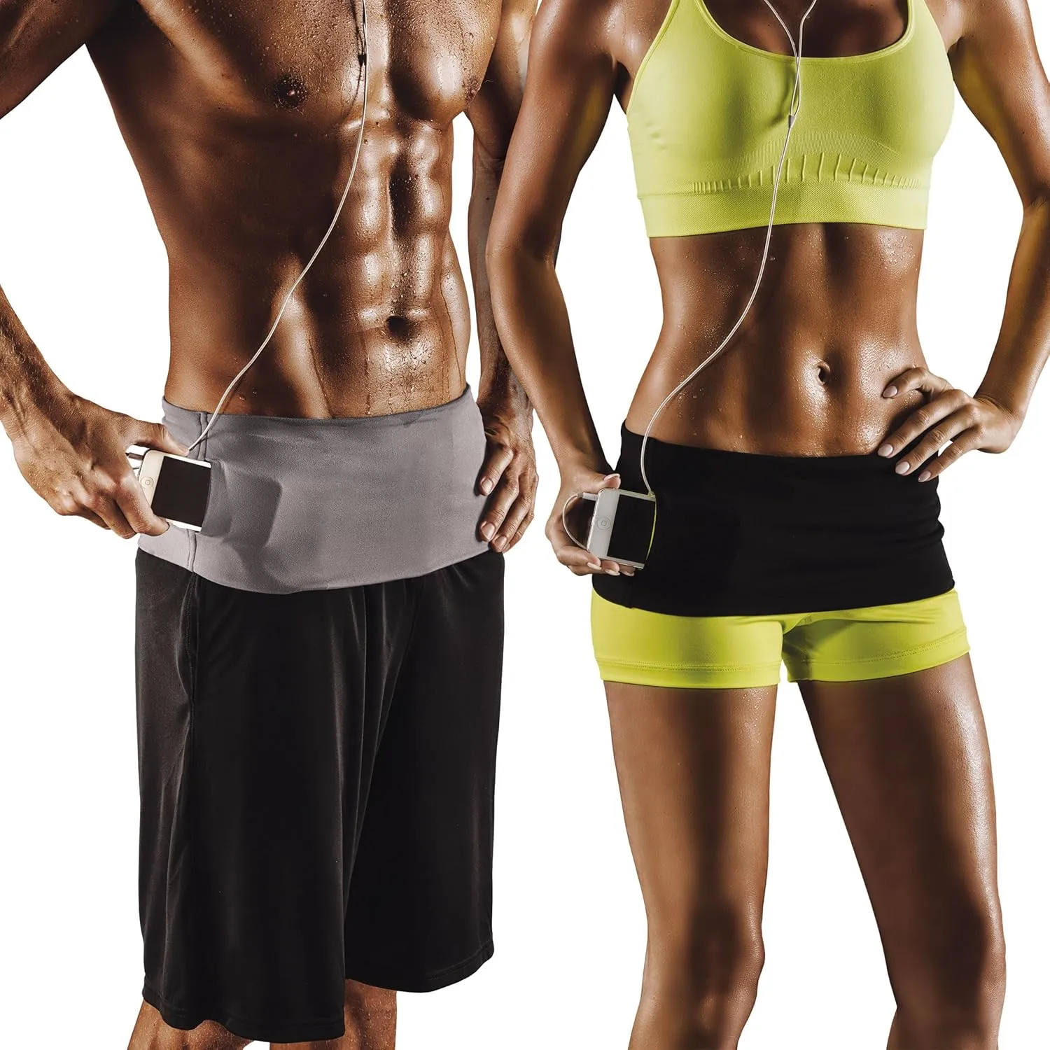 Running Belt/Fanny Pack for Fitness & Travel, Money Storage & More! Fits most current & older smartphones - Unisex Waist Band with Zippers (Men, Women & Youth). The TUBE® Waistband Official Product