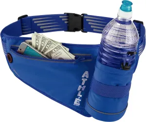 Running Fanny Pack with Water Bottle Holder - Adjustable Running Belt With Water Bottle Holder and Pouch - One Size Fits All Travel Fanny Pack