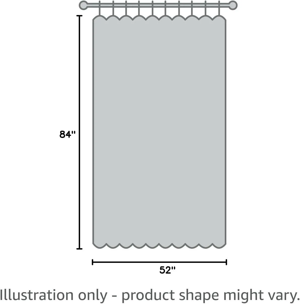 RYB HOME Semi Sheer Curtains 84 incehs, Rod Pocket for Living Room Bedroom Office Dining, Beige, W 52 x L 84, 2 Panels