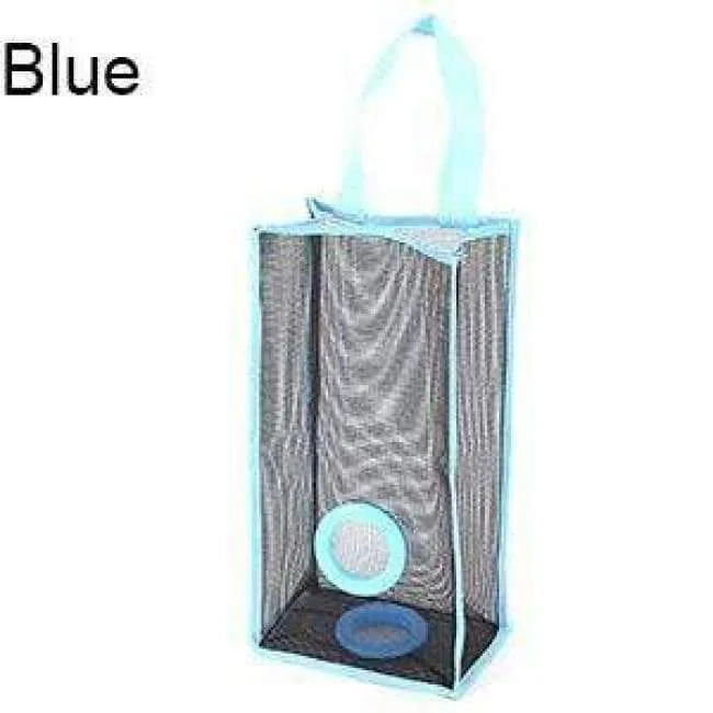 Rynx | Hanging Mesh Waste Bag Organizer Dispenser Reusable Shopping Bag Holder Wall Mount Kitchen Net Waste Bag Storage