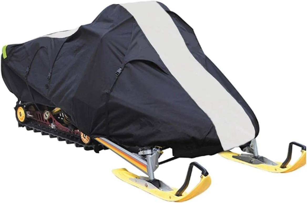 SBU 600D Snowmobile Travel and Storage Cover Compatible for 1993-1995 Model Year Polaris Storm SKS Sleds. Slush and Mud Protection