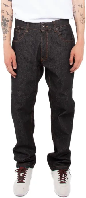 Shaka Wear Drop Ship 12 oz., Raw Denim Straight-Leg Jean Pant 30 RAW BLACK_30