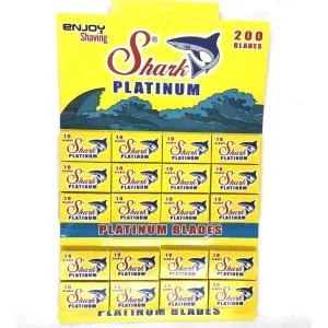 Shark Platinum Double Edge Blades - Pack of 200