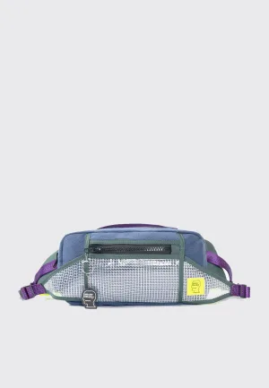 Sherpa Rush Hour Fanny Pack - blue/forrest green