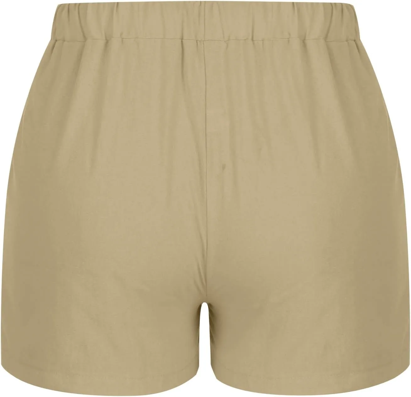 Shorts for Women 2025 Summer Linen Shorts Drawstring High Waisted Lightweight Casual Beach Vacation Outfit