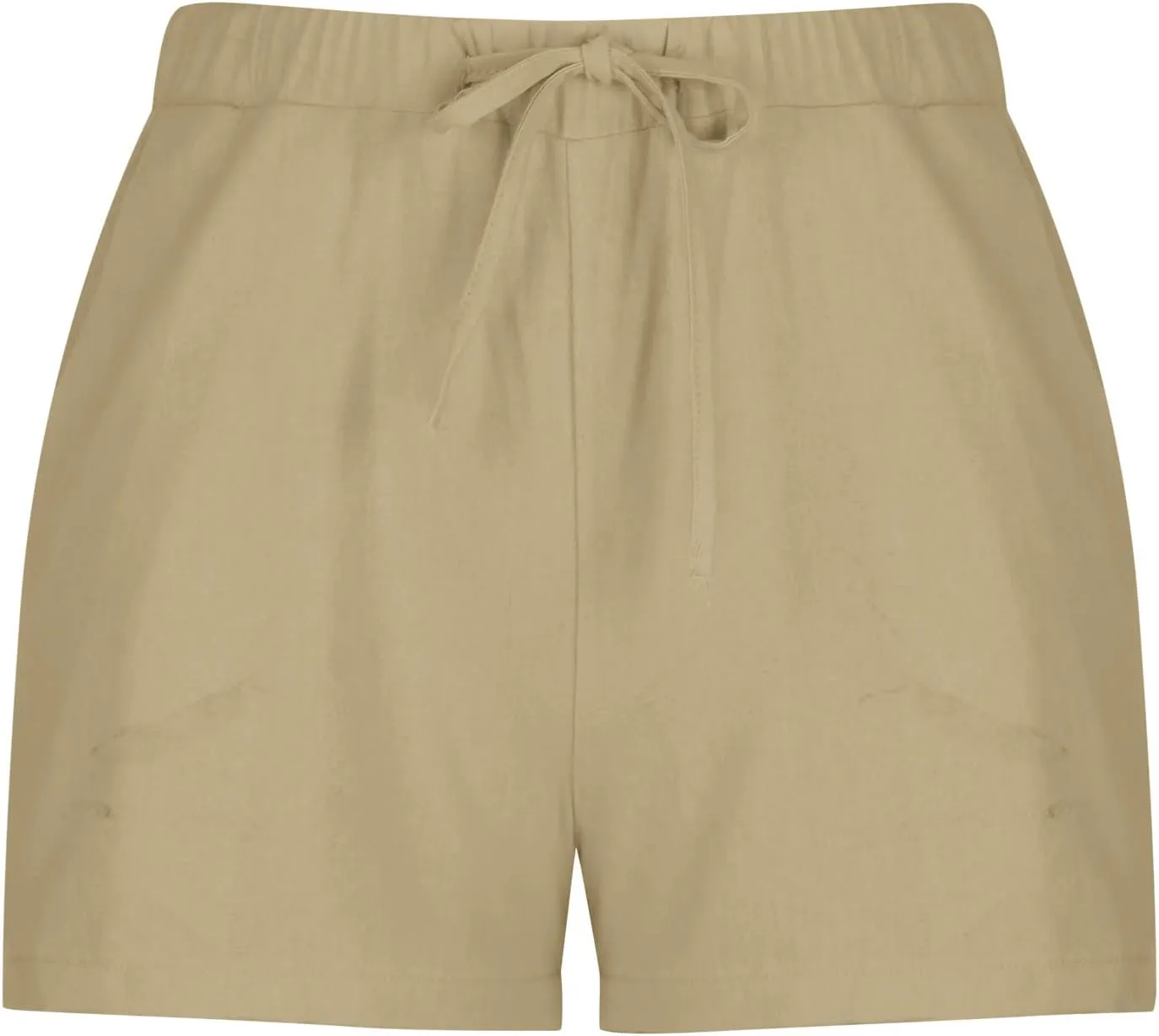 Shorts for Women 2025 Summer Linen Shorts Drawstring High Waisted Lightweight Casual Beach Vacation Outfit