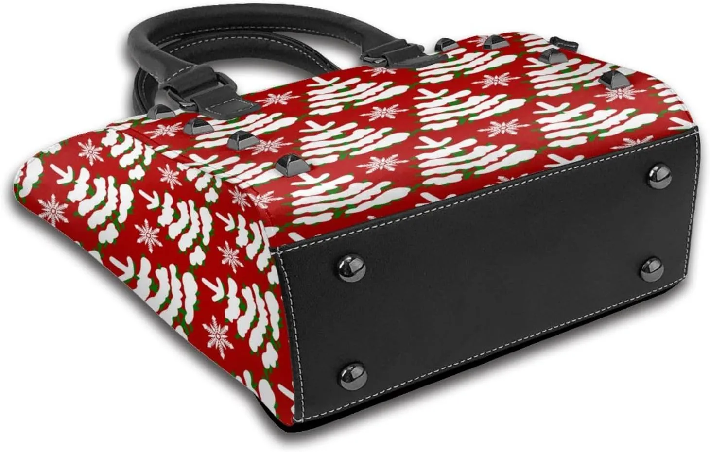 Shoulder Bag Beach PU Leather Studded Shoulder Bag Rivet Womens Clutch Bag for Christmas