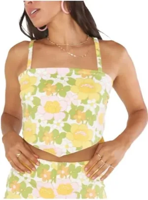 Show Me Your Mumu womens Handkerchief Top