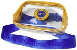 Sigma Gamma Rho Stadium Crossbody Clear Bag