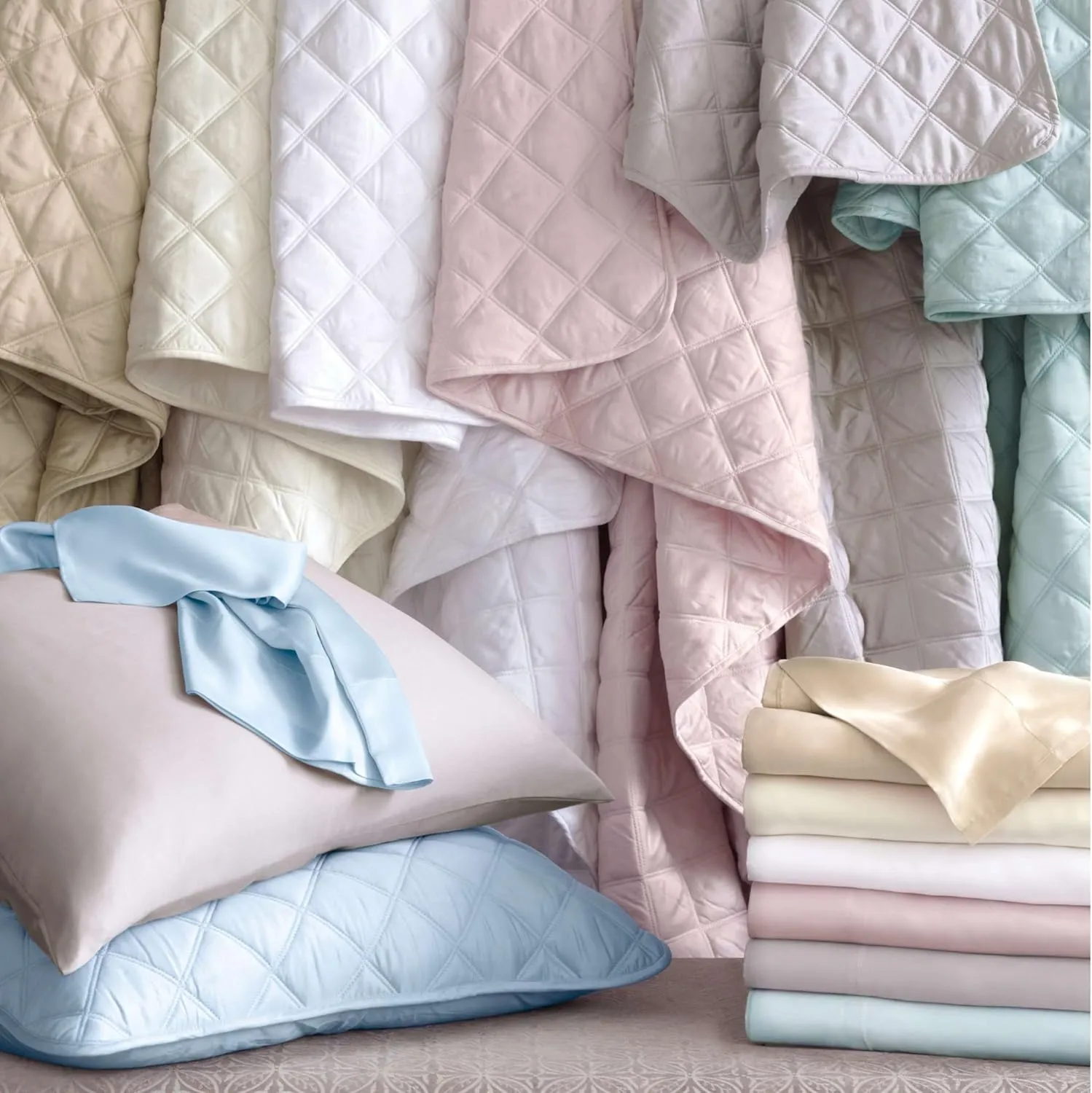 Silken Solid Ivory Sheet Set, King Size, Ivory Solid Pattern