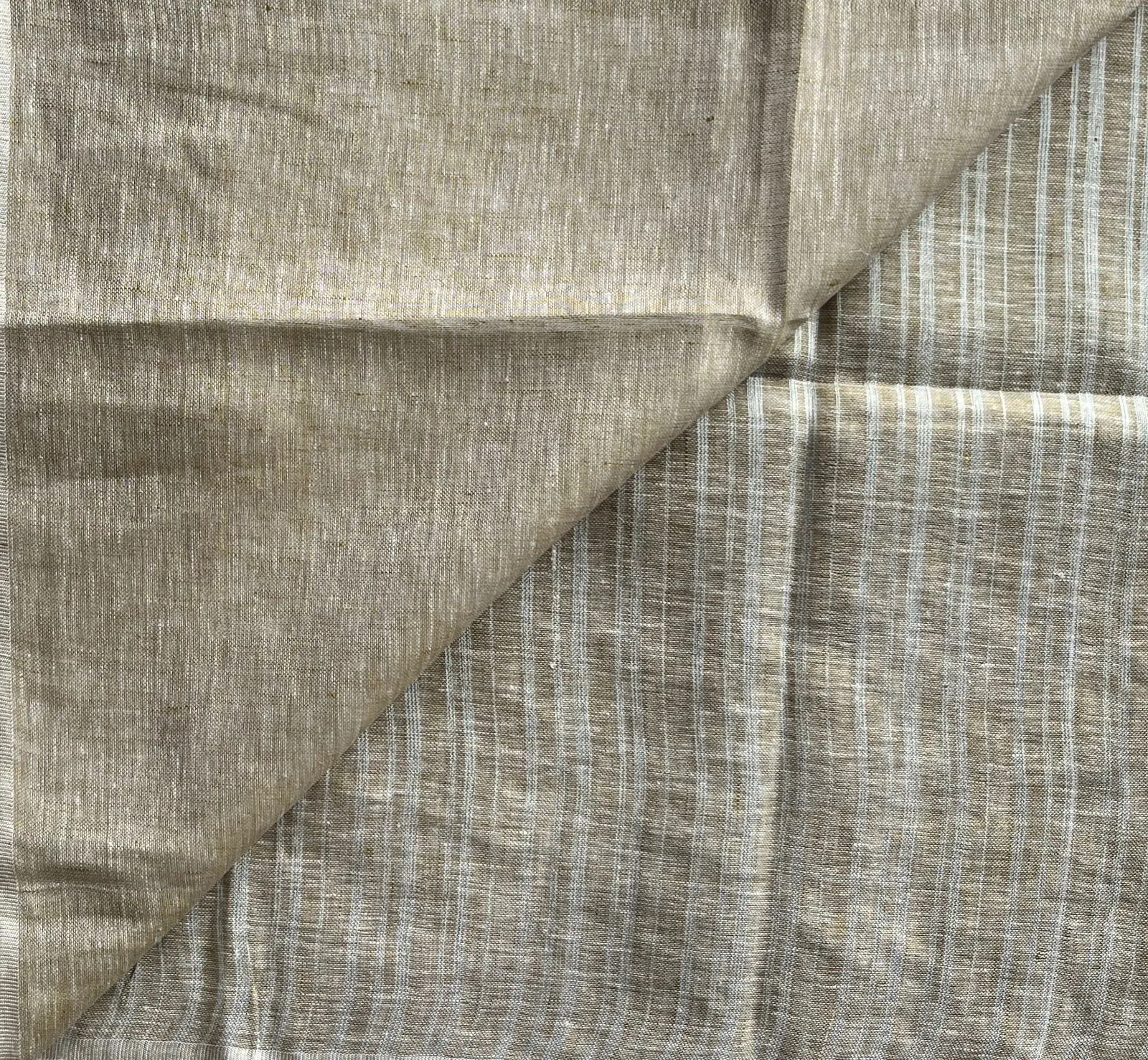 Simple Linen Saree -14474