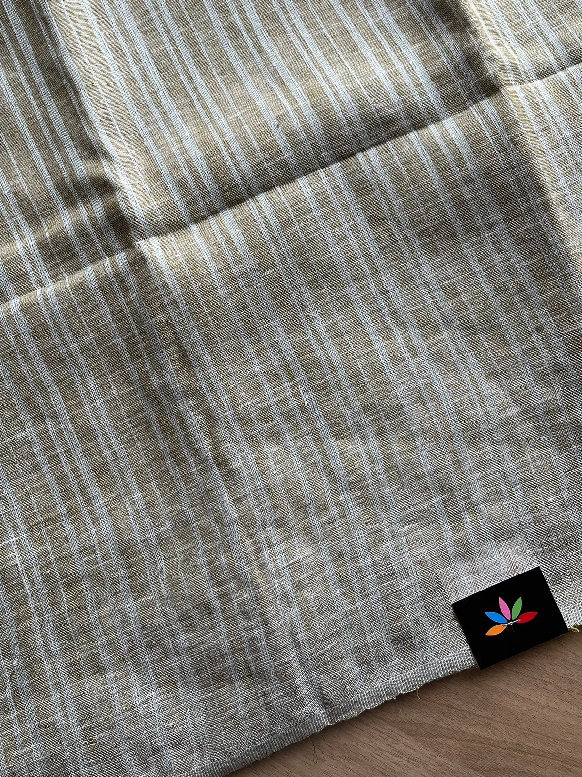 Simple Linen Saree -14474