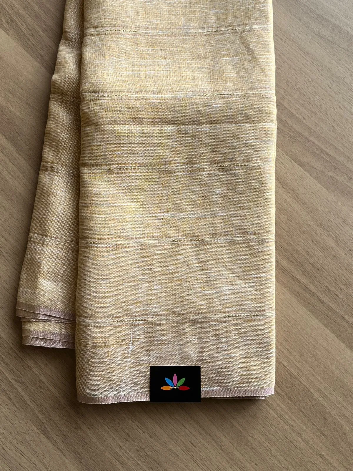 Simple Linen Saree -15475
