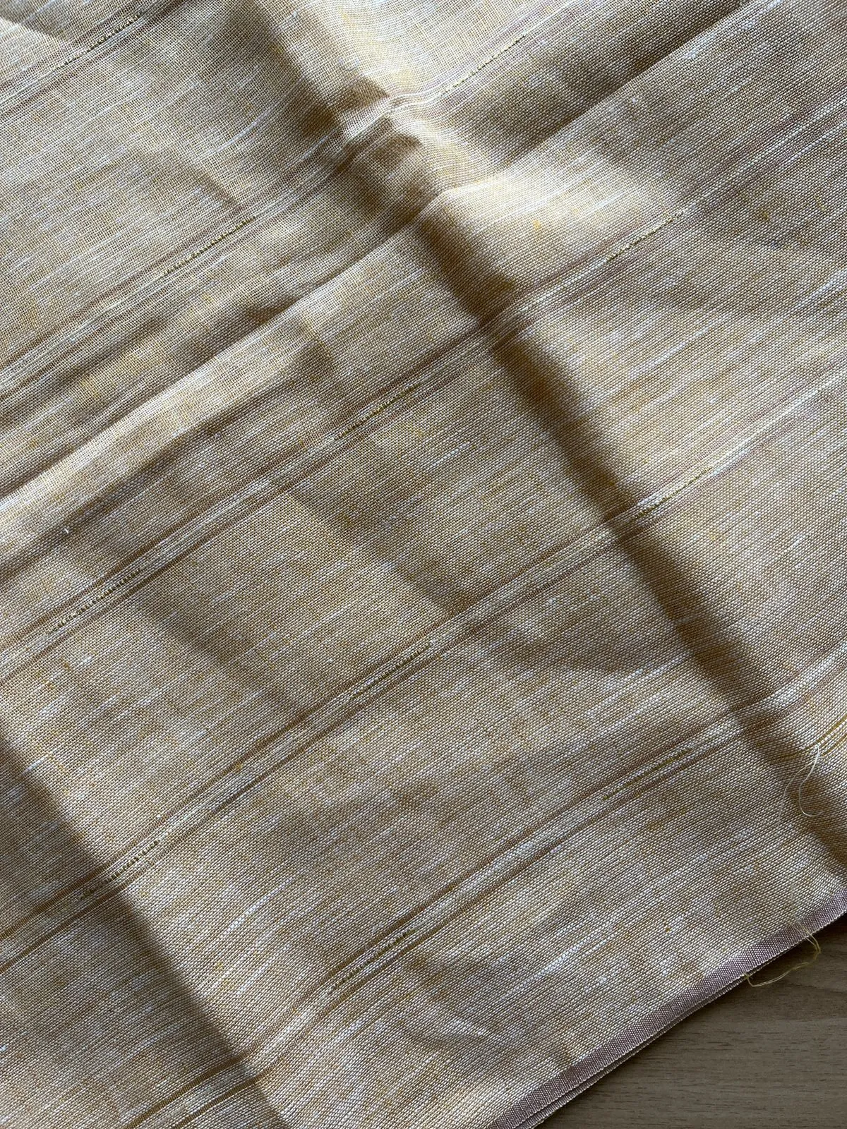 Simple Linen Saree -15475