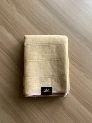 Simple Linen Saree -15475