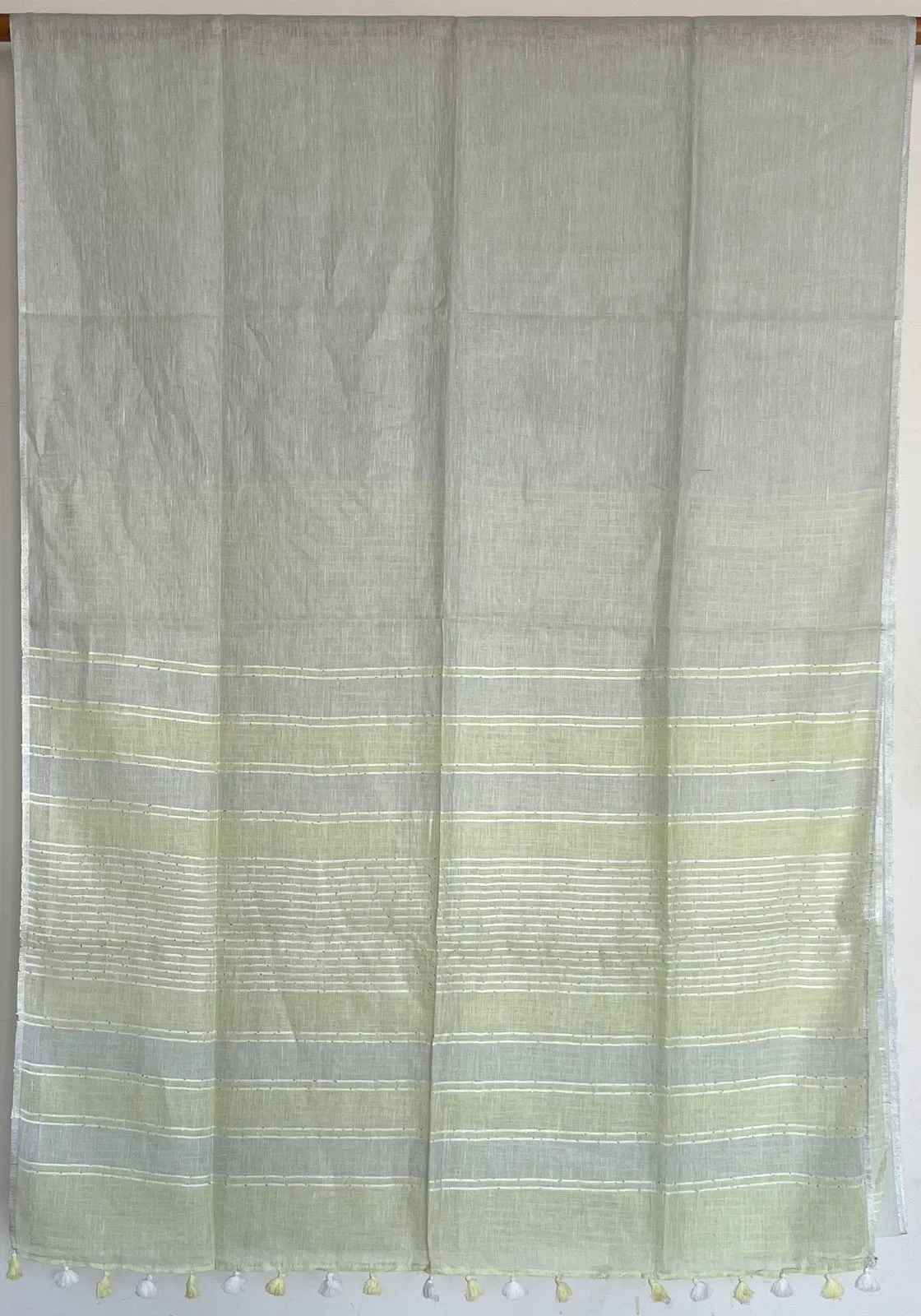 Simple Linen Saree -15478