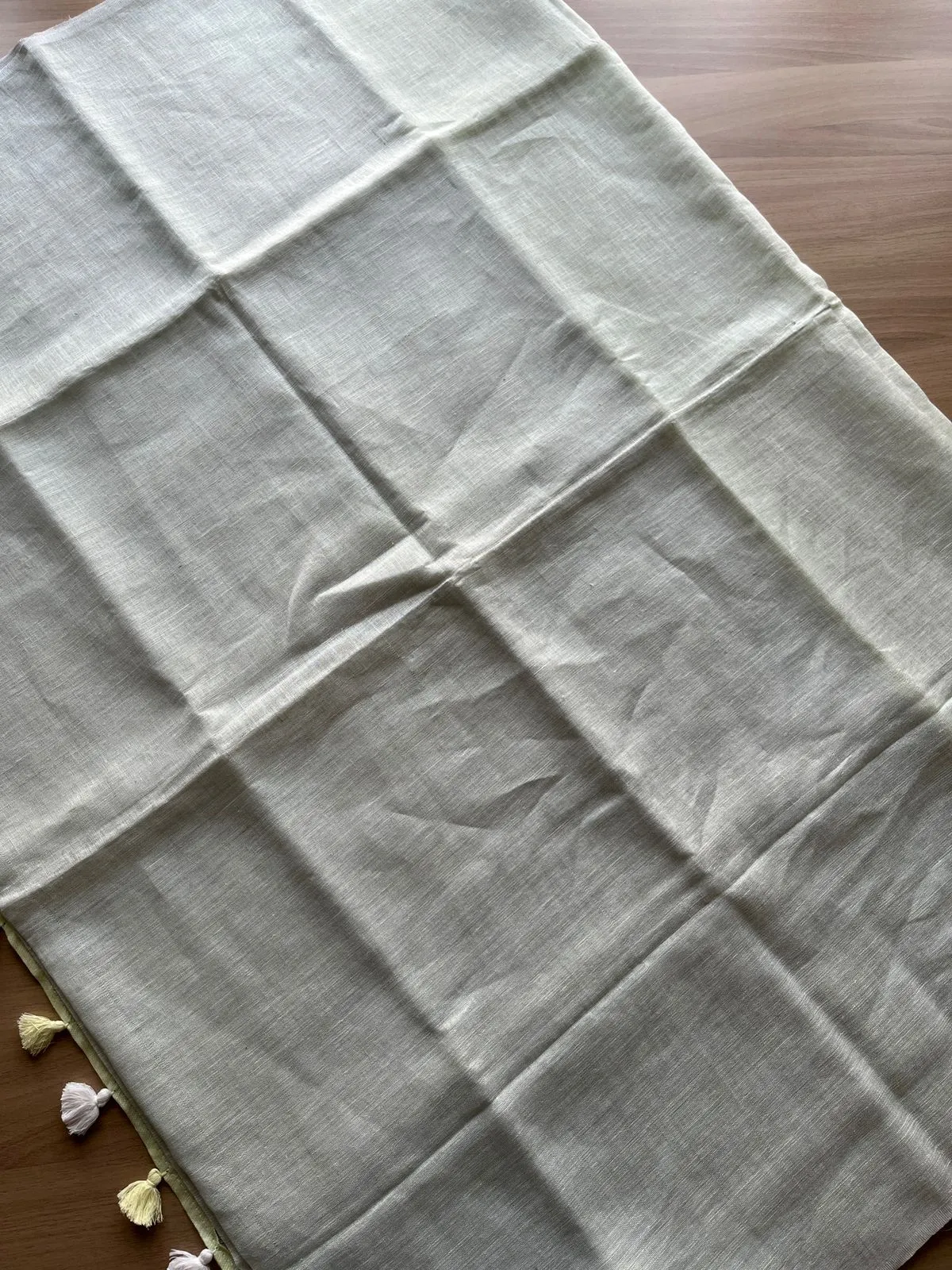 Simple Linen Saree -15478