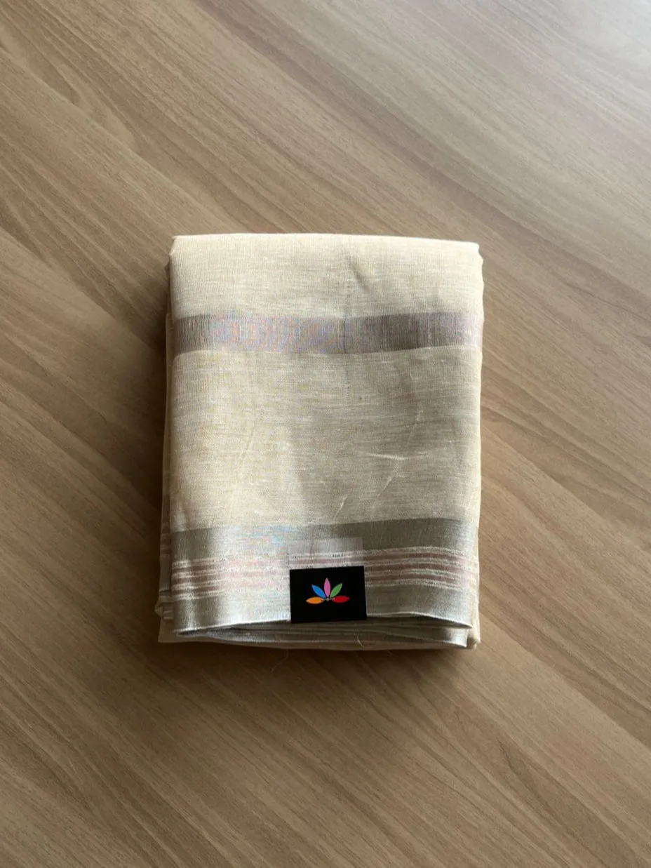 Simple Linen Saree -15481
