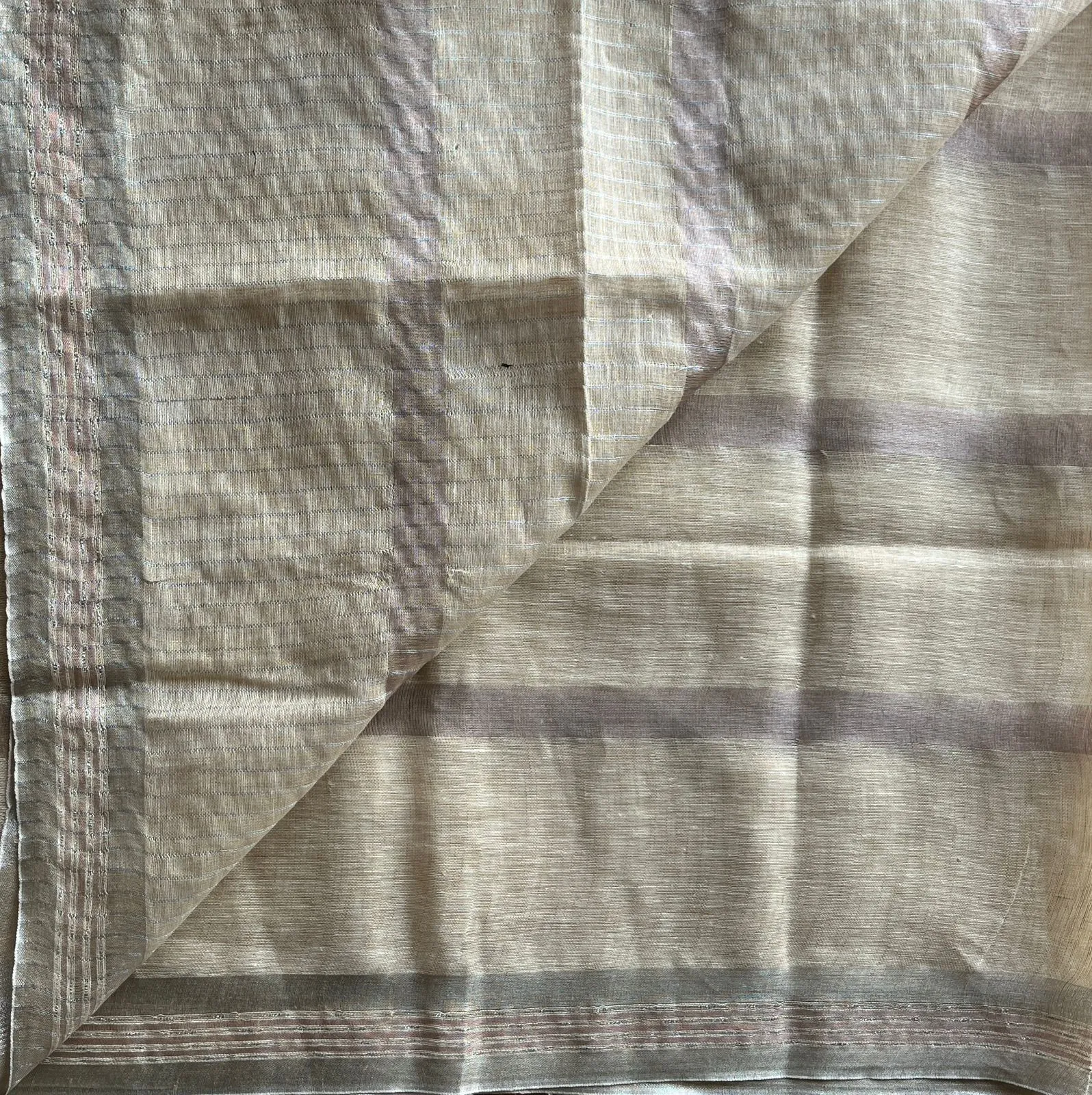Simple Linen Saree -15481
