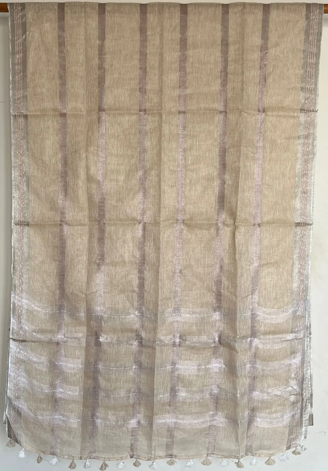 Simple Linen Saree -15481