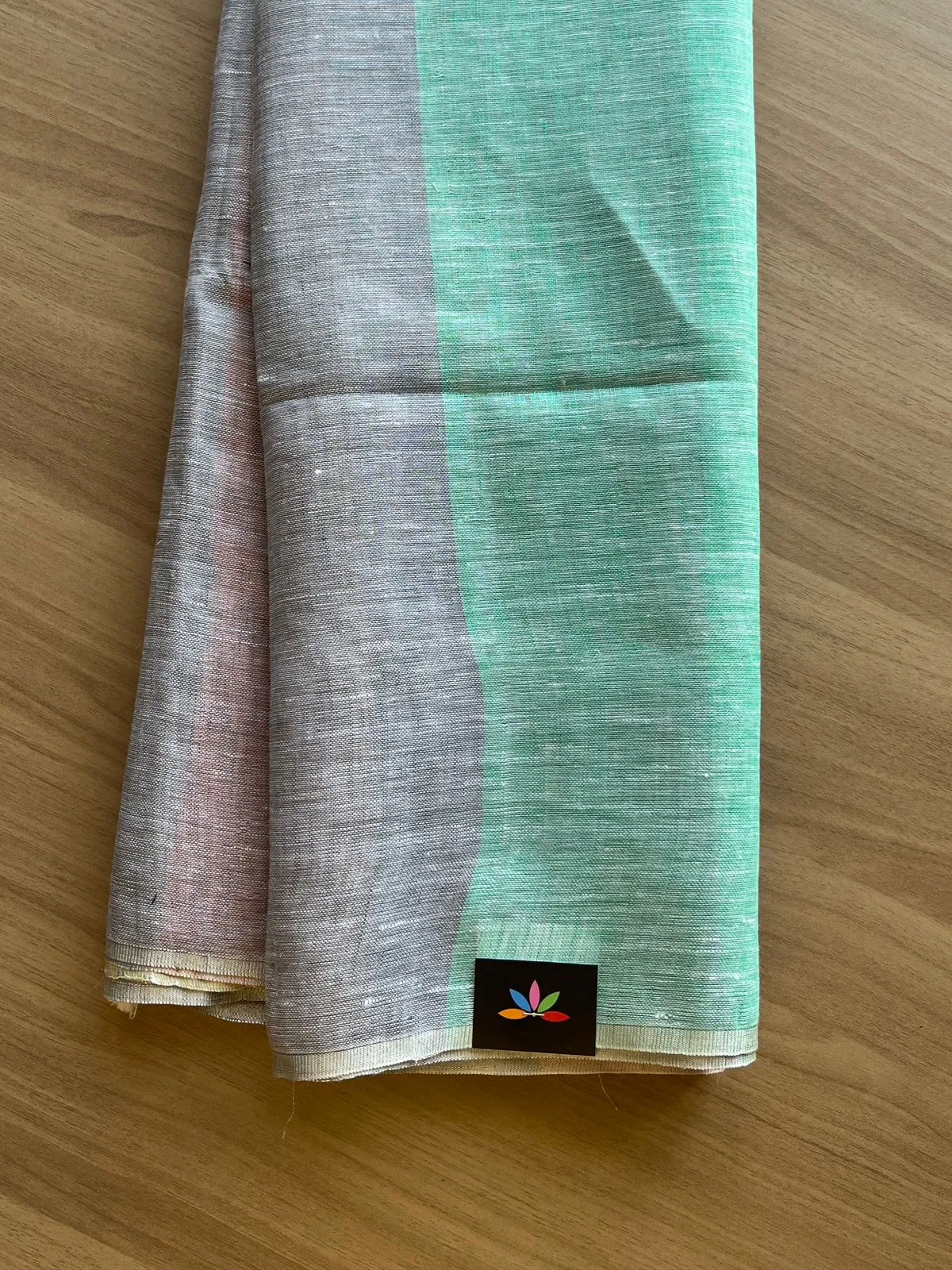 Simple Linen Saree -15531