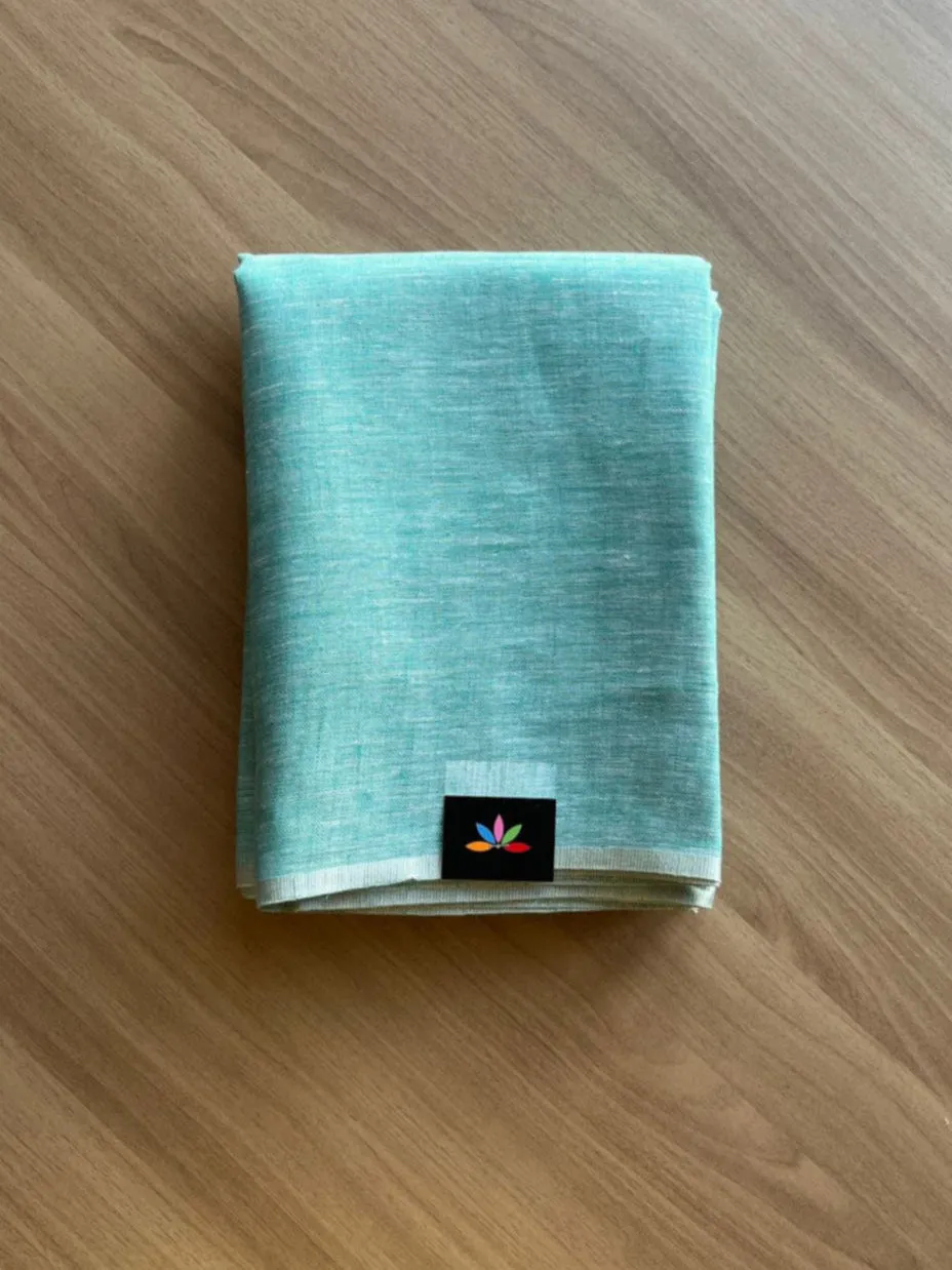 Simple Linen Saree -15541