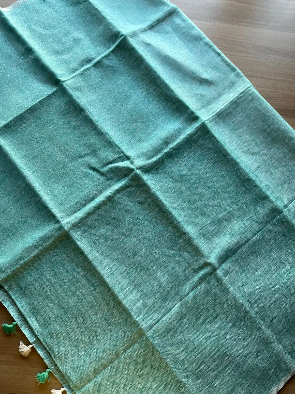 Simple Linen Saree -15541
