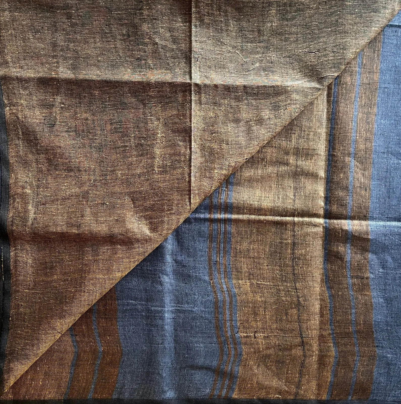 Simple Linen Saree -15548