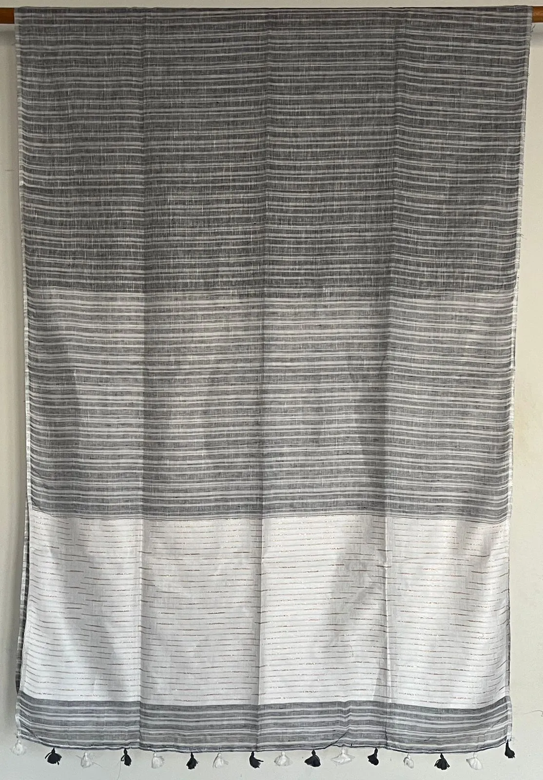 Simple Linen Saree -15554