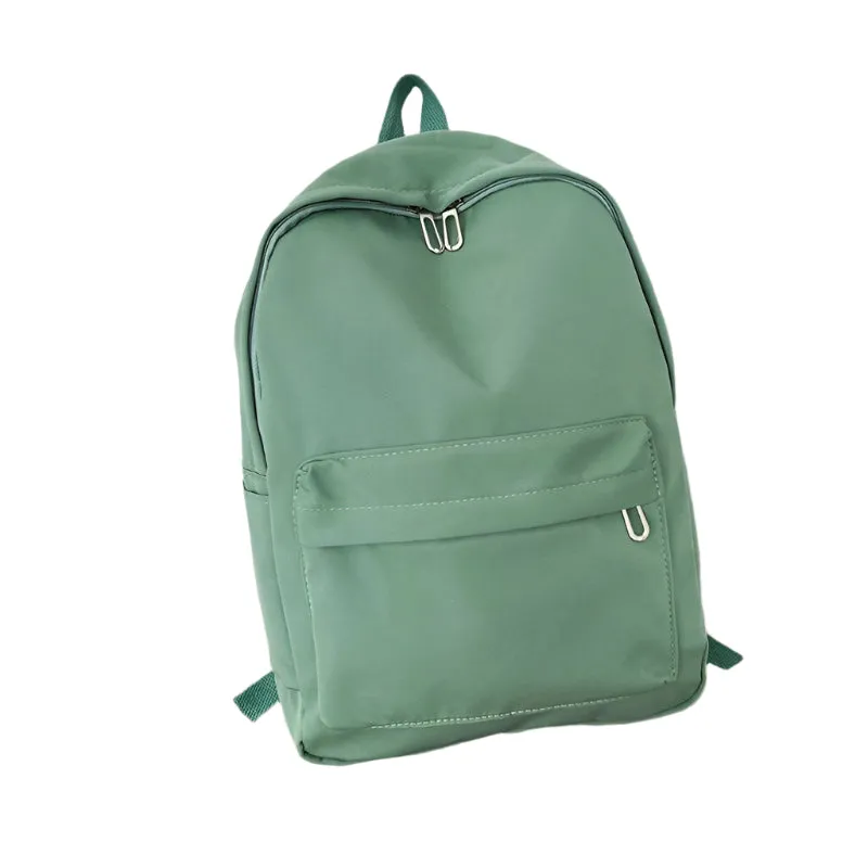 Simple Women Travel Backpack Solid Colour