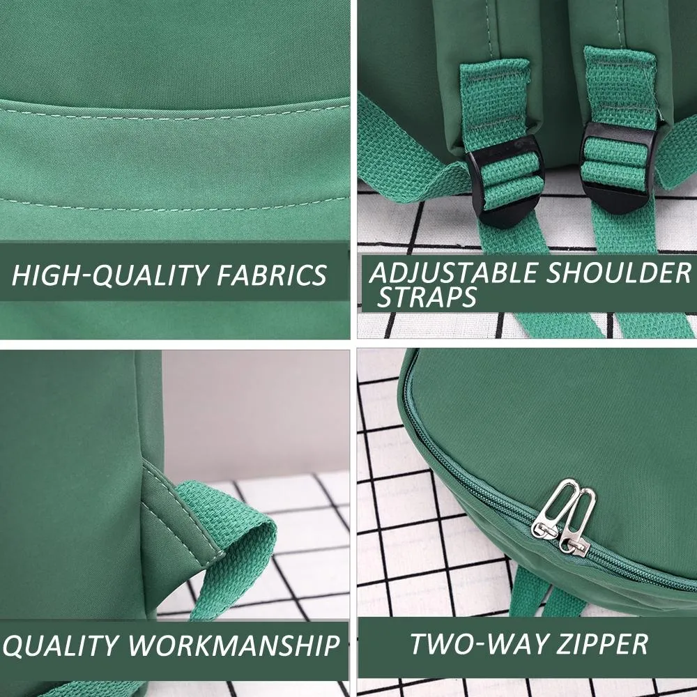 Simple Women Travel Backpack Solid Colour