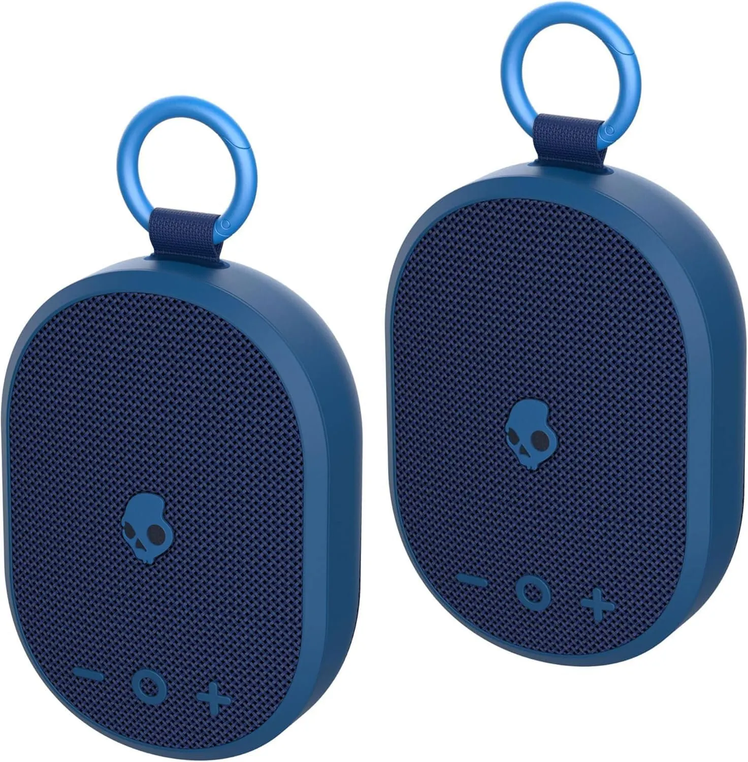 Skullcandy Kilo Wireless Bluetooth Speaker Bundle - (2) IPX7 Waterproof Mini Bluetooth Speakers with 24 Hour Battery, Downward Firing Passive Radiators, and True Wireless Pairing