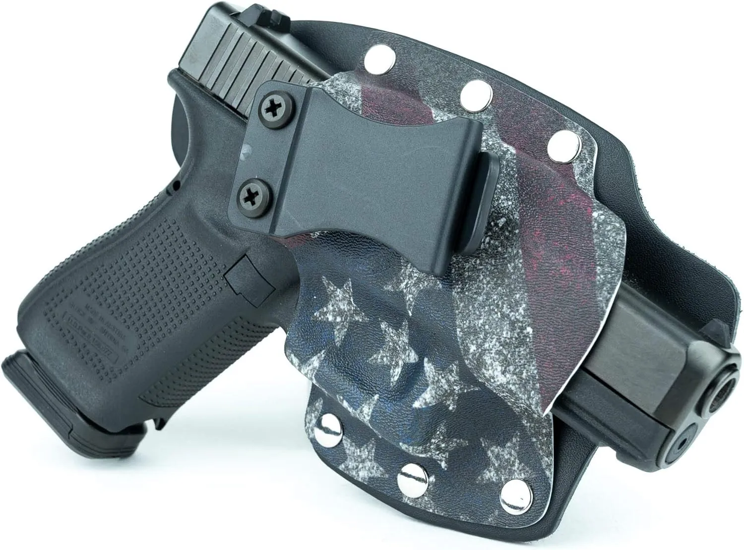 Slanted Flag IWB Hybrid Concealed Carry Holster (Left-Hand, for Ruger Security 9 - Full Size & Compact)