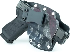 Slanted Flag IWB Hybrid Concealed Carry Holster (Left-Hand, for Ruger Security 9 - Full Size & Compact)