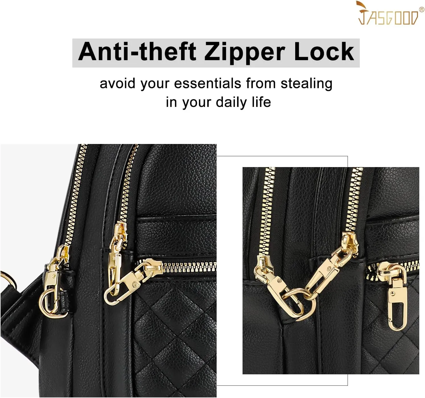 Sling Bag for Women Crossbody Leather Fanny Packs Chest Bag Fashion Sling Backpack Travel JASGOOD