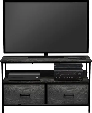 Sorbus TV Stand Dresser with 2 Drawers - Television Riser Chest with Storage - Bedroom, Living Room, Closet, & Dorm Furniture